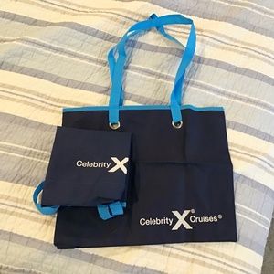(2) Celebrity Cruise Beach Bags - packable